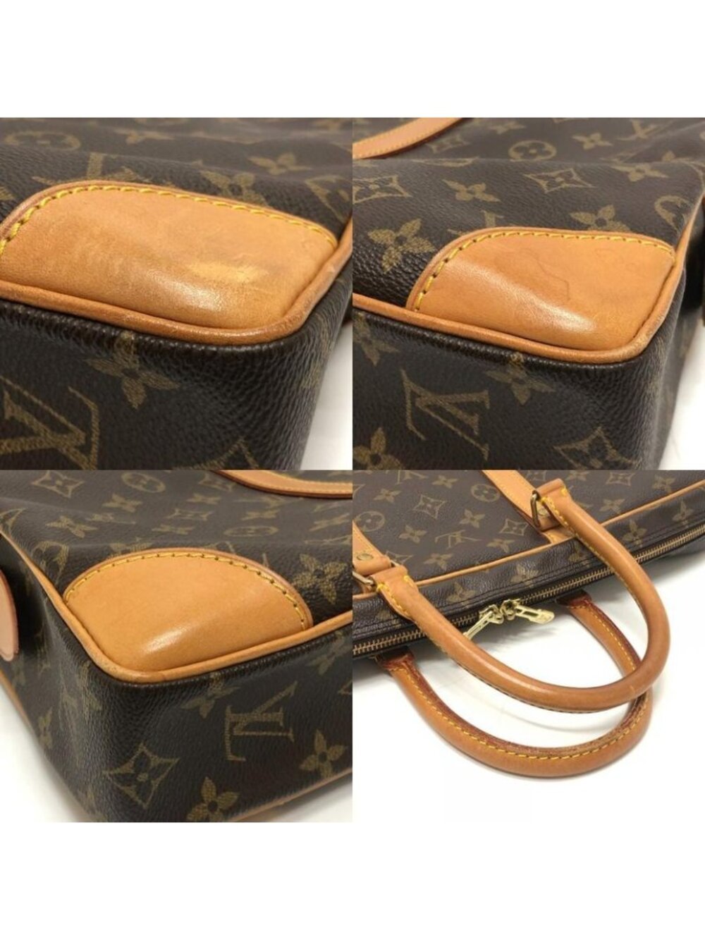 Louis Vuitton Business Bag Porte Documents Voyage Monogram Canvas Brown - Picture 7 of 9
